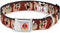 Dog Collar Seatbelt Buckle, Tasmanian Devil Expressions, Brown, 18 to 32 Inches, 1.5 Inch Wide