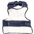 Wrangler Dark Wash Dog Vest Harness with Sherpa-S