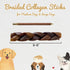 AZRAPAWS 5-6 Inch Braided Collagen Sticks for Medium & Large Dogs, Beef Collagen Dog Chews Long Lasting, Dog Treats