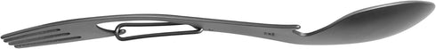 Kershaw Ration Multi Tool Spork, Stainless Steel Spoon, Fork, Carabiner, Bottle Opener, Regular & XL Sizes