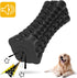 VANFINE Tough Squeaky Dog Toys for Aggressive Chewers, Durable Chew Toys for Large Breed, Non-Toxic Natural Rubber Beef