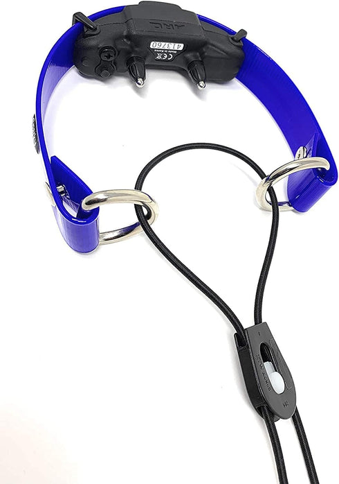 Replacement GPS eCollar with Adjustable Bungee, Multi-Hole Design, and Secure Toggle Closure for Small Dogs (Black