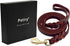 Genuine Leather Dog Leash, 4 Feet Braided Heavy Duty Leash, Soft and Durable for Small Medium Walking and Training