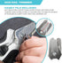 TwoEar Dog Nail Clippers with Light - Dog Nail Trimmers with Quick Sensor & Safety Guard for Medium Large Dogs