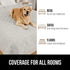 Gorilla Grip 100% Waterproof Dog Blanket 52x82, Pet Friendly Washable Couch Cushion Bed Protector (Taupe)