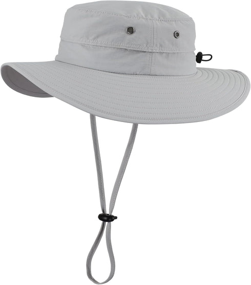 Home Prefer UPF50+ Men's Sun Hat, Wide Brim Fishing Hat for Beach Gardening Golf