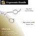7" Professional Dog Grooming Scissors Kit, Ergonomic JP-440C Stainless Steel Shears for Pets Hair Trimming