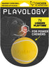 Playology Squeaky Dog Toy, Durable Rubber Interactive Fetch Ball, Chicken Scented for Medium Dogs, Non-Toxic Floating