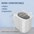 Hapoon Portable Camping Toilet for Adults XL Portable Folding Toilet with Lid,Travel Portable Potty for Adults,Porta