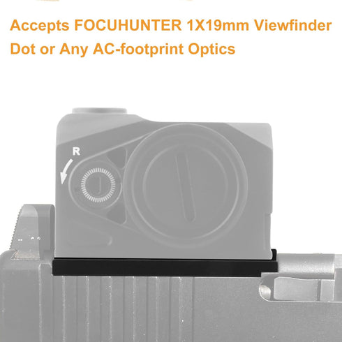 Lightweight Adaptor Plate for Camera and Viewfinder - Compatible Optics for Outdoor Activities