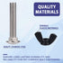 Pet Carrier Fasteners, 12pcs M6 Stainless Steel Replacement Bolts and Plastic Butterfly Nuts for Pet Boxes