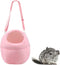 Hypeety Pet Carrier Bag, Portable Travel Backpack Sling Carrier for Small Pets, Pink