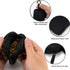 Waterproof Dog Training Treat Pouch with Built-in Poop Bag Dispenser, Adjustable Shoulder Bag (BLK)
