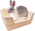 PINVNBY Extra Large Rabbit Litter Box Small Animal Potty Trainer Huge Bunny