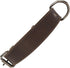 Classic Dog Collar 1.25" Wide - Adjustable Full Grain Leather Collar for Puppy, Handmade, Bourbon Brown