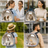 Backpack Bunny Carrier, Guinea Pig Carrier,Small Animal Carrier for Rabbit,Bearded Dragon, Lizard,Hamster,Kitten.