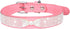 Small Dog Collar with Rhinestone Crystal - Colorful Bling Girl Puppy Cat Collars (XS, Pink3)