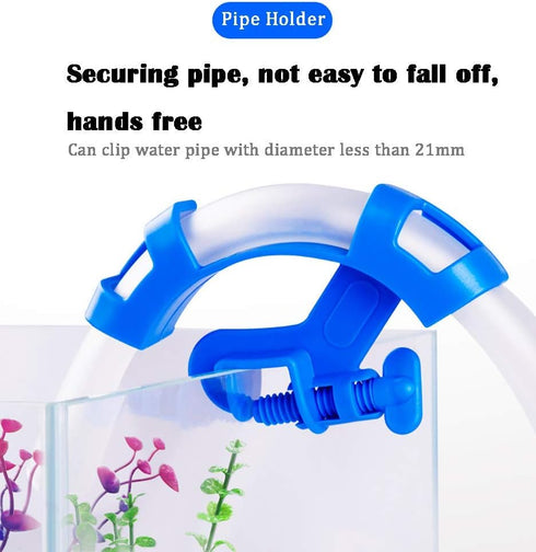 NGe 5Pcs Adjustable Fish Tank Water Hose Holder, Water Tube Clamp for Aquarium