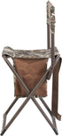 PORTAL Folding Seat, Lightweight Backrest Stool for Hunting Fishing, Supports 225 lbs