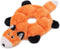 ZippyPaws Loopy - No Stuffing Squeaky Plush Dog Toy for Small and Medium Dogs, Fox