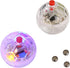 Zickupy 2 Piece Light Up Cat Balls, Multi-Color Flash LED Motion Activated Glowing