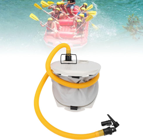Depisuta 9 Inch Foot Air Pump, Manual Foot Pump Inflator with HR Adapter for Inflatable Boats, Air Beds, Mattresses