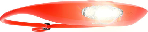 KNOG Bandicoot Silicone Rechargeable Headlamp - 250 Lumen LED Head Lamp, 5 Modes Waterproof Flashlight for Outdoor
