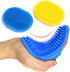 Dog Grooming Brush, Pet Shampoo Bath Brush with Adjustable Ring Handle for Long & Short Haired Dogs, 2pcs