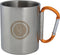 ust KLIPP Biner Mug 1.0, 9 Fl Oz Capacity, Carabiner Handle Stainless Steel for Hiking, Camping, Outdoor Survival.