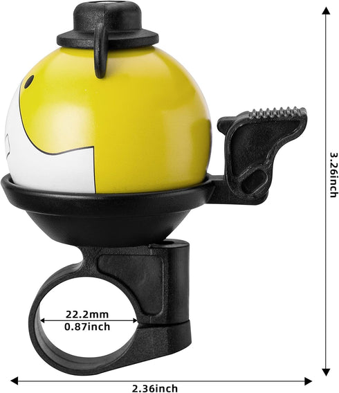 ROCKBROS Bike Bell for Kids, Cute Ring Ball Bicycle Accessories for Girls and Boys