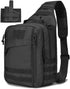REEBOW GEAR Tactical Sling Bag Pack w/Gun Holster Small Military Rover Shoulder