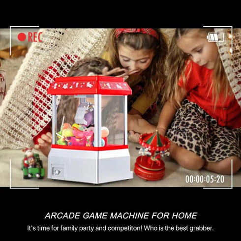 Claw Machine for Kids Toy Mini Arcade Machine Candy Grabber Prize Dispenser Vending Machine Arcade Game Machines