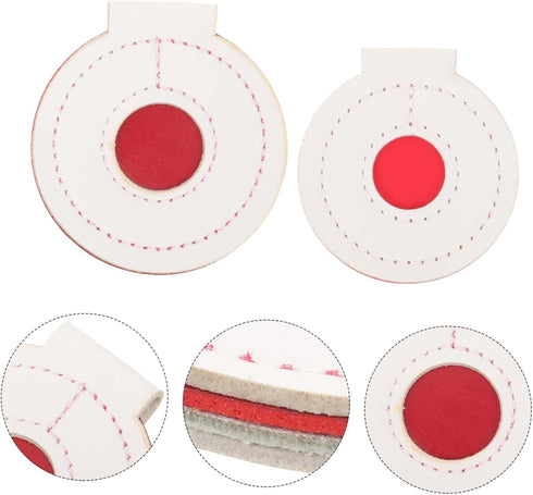 Yardwe 10 Pcs Slingshot Bullseye Hunting Targets Metal Training Accuracy Tool for 7c Thicken