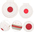 Yardwe 10 Pcs Slingshot Bullseye Hunting Targets Metal Training Accuracy Tool for 7c Thicken
