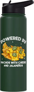 Nachos with Cheese and Jalapeos Designs Powered by Nachos with Cheese and Jalapeos Stainless Steel Insulated Water