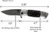 Spring Assisted Folding Pocket Knife - Tactical EDC Survival Knife for Men with Aluminum Handle, Stainless Steel Blade,