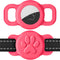 Dynmeow 1 Pack Airtag Cat Collar Holder, Stretchy Silicone Holder for Small Dog, Anti-Lost Compatible with Collars