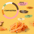 10.6 oz Dog Treats Chews, Sweet Potato Strips, Gluten & Grain Free Dog Snacks for Training Rewards