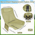 59x31.5 inch GORGECRAFT Camping Chair Replacement Fabric Oxford Cloth High Back Camp Chair Cover Yellow Green