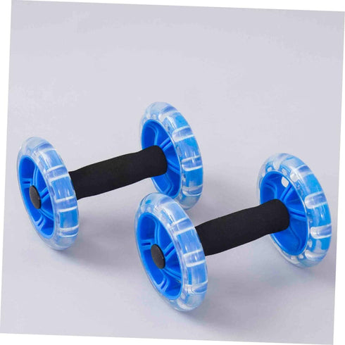 Weight Loss Equipment Exercise Roller and Small Dumbbell Weights, Home Dumbells Fitness Wheel Equipment
