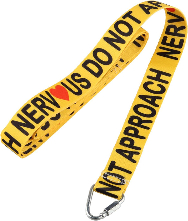 JXGZSO Do Not Approach Nervous Yellow Dog Lead, Shy Rescue Dog Gift (Not Approach Nervous DL)
