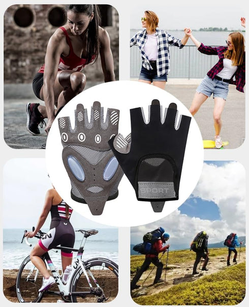 Eohak Workout Gloves for Men & Women Full Palm Protection Breathable Exercise Gloves, Lightweight Fitness Gloves
