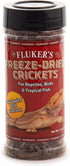 Fluker's Freeze Dried Crickets, Ideal for Reptiles, Birds, Fish, 1.2 oz, Packed with Protein