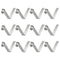 HARFINGTON 12pcs Kayak Paddle Snap Spring Clip - 33x8.5mm 65Mn Spring Steel for Tent Umbrella Camping