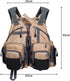 Lightweight Fly Fishing Vest with Multi Pockets - Adjustable Size Mesh Fishing Backpack for Men and Women
