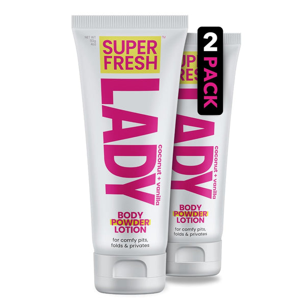 Whole Body Deodorant for Women by Super Fresh Lady Aluminum Free Powder