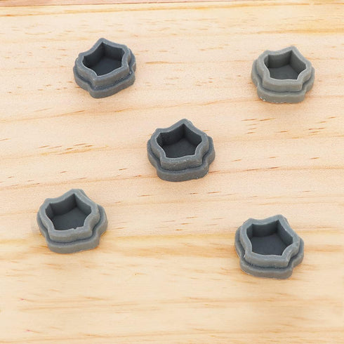 6 Pcs Spider Micro Water Bowl - Mini Resin Dish for Tarantula Spider Millipede Tiny Reptile (Small: 0.94" D, 0.47" H)