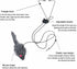 YUGYUJ Cat Toy Rope Mouse, Hanging Retractable Cat Catching Toy, Interactive Plush Mice for Cats