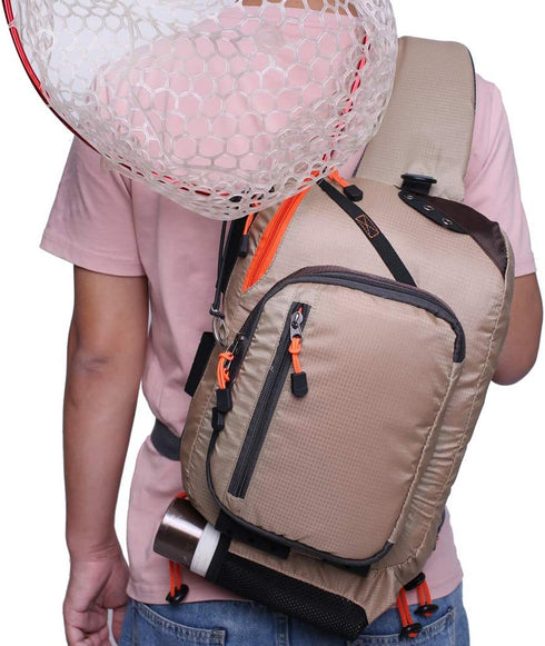 Kylebooker Fishing Tackle Storage Shoulder Bag - Fly Fishing Sling Pack