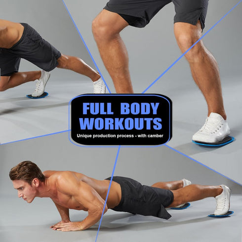Gliding Discs Core Sliders for Smooth Use on Carpet Floor, Compact Core Gliders for Home Gym Fitness Equipment